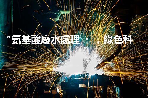 “氨基酸廢水處理，綠色科技引領(lǐng)環(huán)保新篇章”